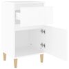 vidaXL Κομοδίνο Λευκό 40 x 35 x 70 εκ.