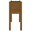 vidaXL Ζαρντινιέρα Καφέ Μελί 70 x 31 x 70 εκ. από Μασίφ Ξύλο Πεύκου