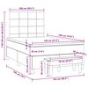 vidaXL &Kappa;&rho;&epsilon;&beta;ά&tau;&iota; Boxspring &mu;&epsilon; &Sigma;&tau;&rho;ώ&mu;&alpha; &Sigma;&kappa;&omicron;ύ&rho;&omicron; &Gamma;&kappa;&rho;&iota; 120x190 &epsilon;&kappa; &Upsilon;&phi;&alpha;&sigma;&mu;ά&tau;&iota;&nu;&omicron;