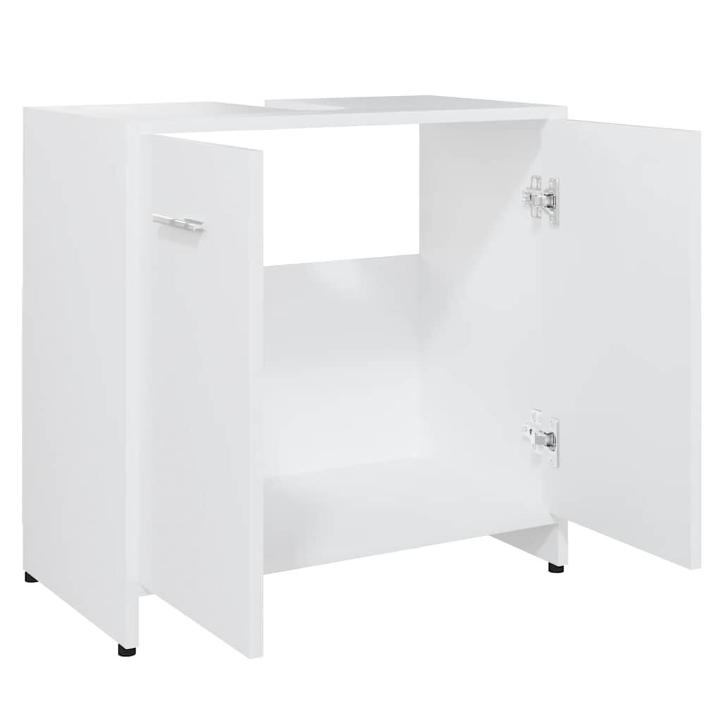 vidaXL Ντουλάπι Νιπτήρα Λευκό 60 x 33 x 61 εκ. από Επεξ. Ξύλο