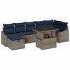 vidaXL &Sigma;&epsilon;&tau; &Kappa;&alpha;&nu;&alpha;&pi;έ &Kappa;ή&pi;&omicron;&upsilon; &mu;&epsilon; &mu;&alpha;&xi;&iota;&lambda;ά&rho;&iota; 8 pcs &Gamma;&kappa;&rho;&iota; &sigma;&upsilon;&nu;&theta;&epsilon;&tau;&iota;&kappa;ό &rho;&alpha;&tau;ά&nu;