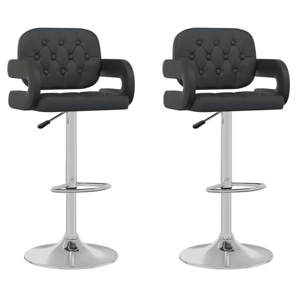 vidaXL &Sigma;&kappa;&alpha;&mu;&pi;ό &Mu;&pi;&alpha;&rho; 2 &tau;&epsilon;&mu;. &Mu;&alpha;ύ&rho;&alpha; &alpha;&pi;ό &Sigma;&upsilon;&nu;&theta;&epsilon;&tau;&iota;&kappa;ό &Delta;έ&rho;&mu;&alpha;