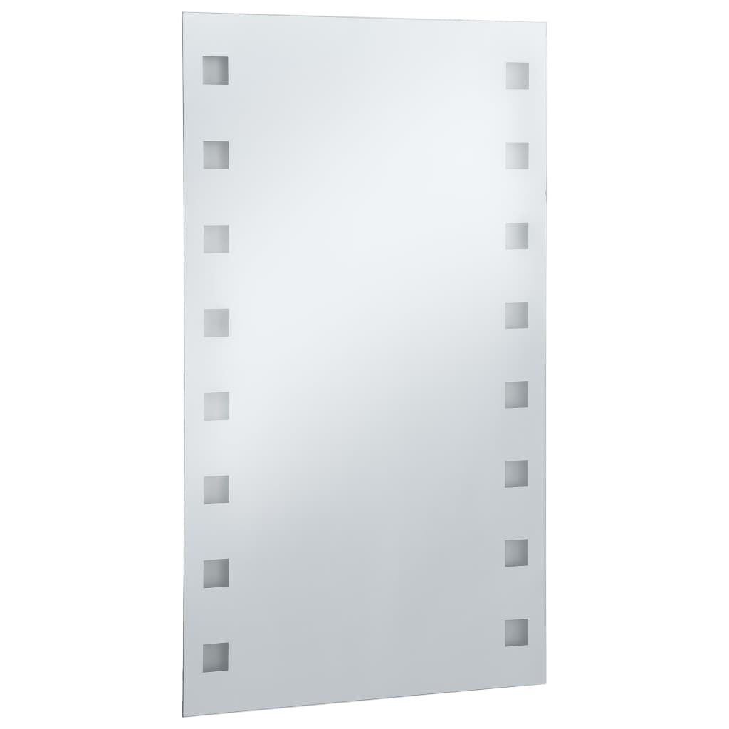 vidaXL Καθρέφτης Μπάνιου Τοίχου με LED 60 x 100 εκ.