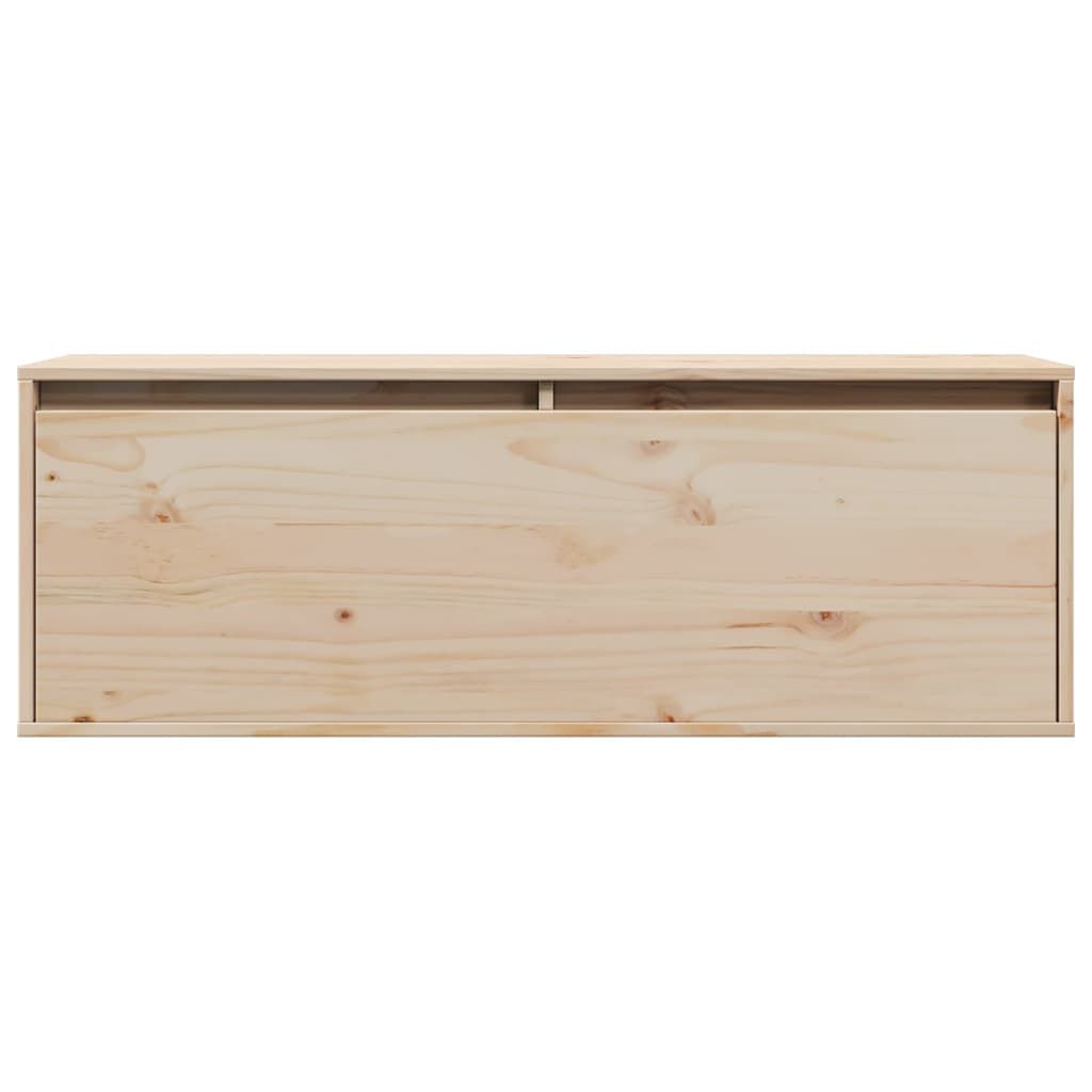 vidaXL Ντουλάπι Τοίχου 100 x 30 x 35 εκ. από Μασίφ Ξύλο Πεύκου
