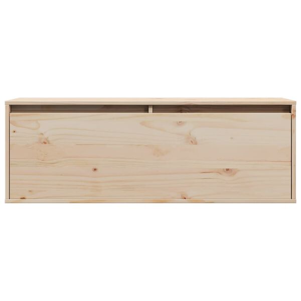 vidaXL Ντουλάπι Τοίχου 100 x 30 x 35 εκ. από Μασίφ Ξύλο Πεύκου