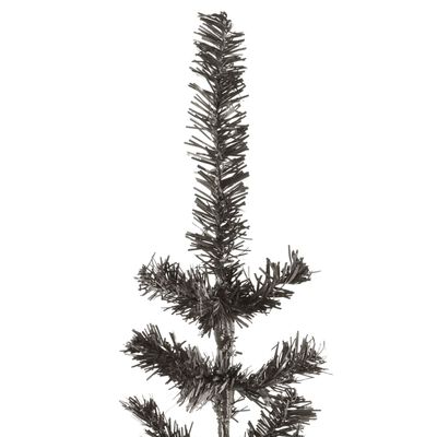 vidaXL Χριστουγεννιάτικο Δέντρο Slim Μαύρο 210 εκ.