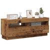 vidaXL Έπιπλο Τηλεόρασης LED Όψη Παλαιού Ξύλου 100x35x40 εκ.Επεξ. Ξύλο