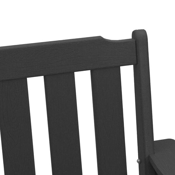 Καρέκλες Φαγητού Κήπου vidaXL 4 τεμ Μαύρο 65,5x55,5x88 εκ HDPE