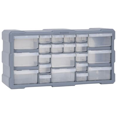 vidaXL Κουτί Αποθήκευσης/Οργάνωσης με 22 Συρτάρια 49 x 16 x 25,5 εκ.