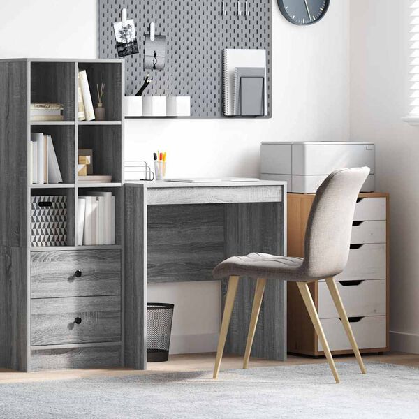 vidaXL Γραφείο Γκρι sonoma 70 x 50 x 76 εκ. Επεξεργασμένο ξύλο