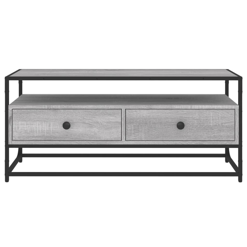 vidaXL Έπιπλο Τηλεόρασης Γκρι Sonoma 100x35x45 εκ. από Επεξεργ. Ξύλο