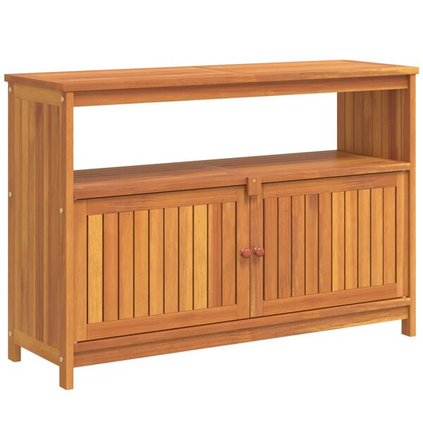 vidaXL Τραπέζι Κονσόλα Κήπου 110 x 35 x 75 εκ. από Μασίφ Ξύλο Ακακίας