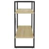 vidaXL Βιβλιοθήκη με 2 Ράφια Sonoma Δρυς 80 x 30 x 70 εκ. Επεξ. Ξύλο