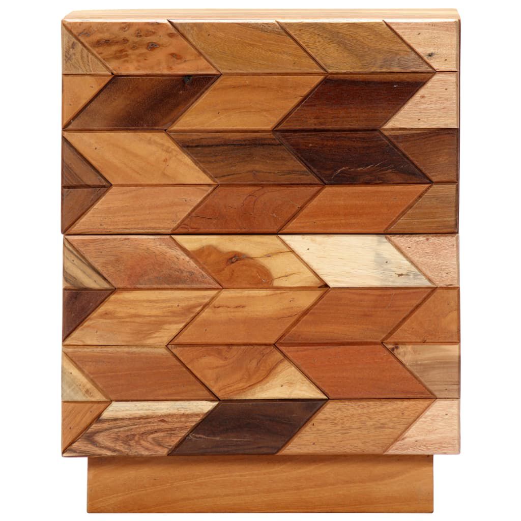 vidaXL Κομοδίνο 40 x 30 x 50 εκ. από Μασίφ Ανακυκλωμένο Ξύλο