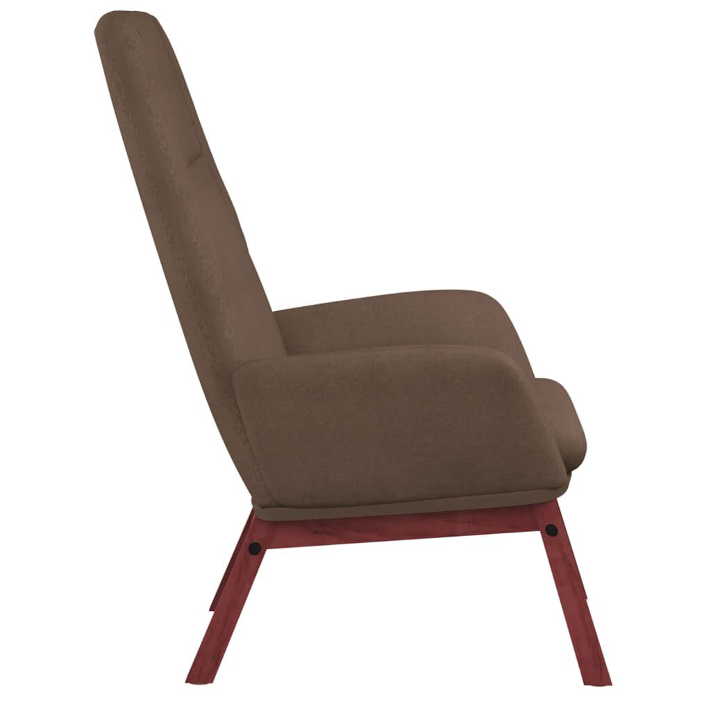 vidaXL Πολυθρόνα Relax Taupe Υφασμάτινη με Υποπόδιο