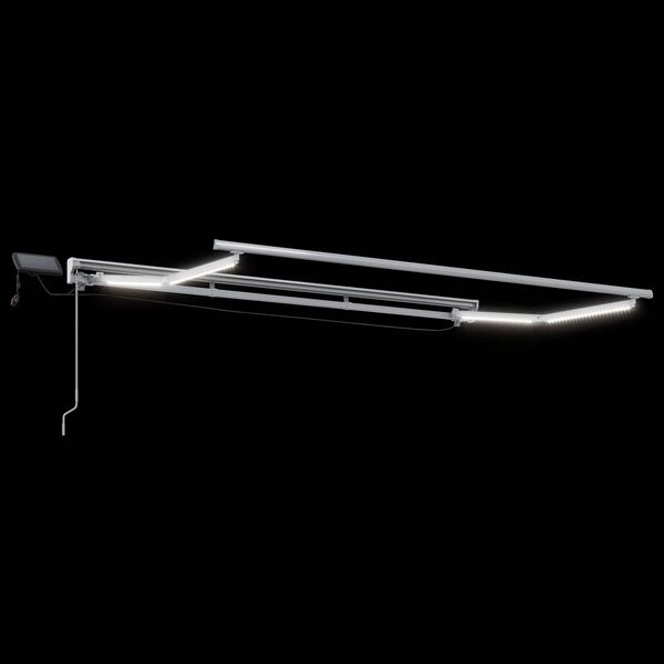 vidaXL &Chi;&epsilon;&iota;&rho;&omicron;&kappa;ί&nu;&eta;&tau;&omicron; &pi;&lambda;&alpha;ί&sigma;&iota;&omicron; &tau;έ&nu;&tau;&alpha;&sigmaf; &mu;&epsilon; LED &Alpha;&nu;&theta;&rho;&alpha;&kappa;ί 2,5 x 2 m