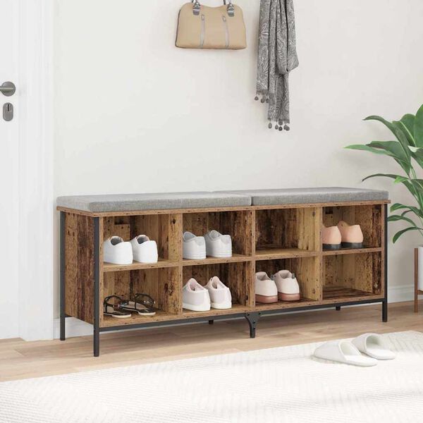 vidaXL &Nu;&tau;&omicron;&upsilon;&lambda;ά&pi;&alpha; &Pi;&alpha;&pi;&omicron;&upsilon;&tau;&sigma;&iota;ώ&nu; &mu;&epsilon; &rho;ά&phi;&iota; &Pi;&alpha;&lambda;&iota;ό &Xi;ύ&lambda;&omicron; 131 x 35 x 50 &epsilon;&kappa;