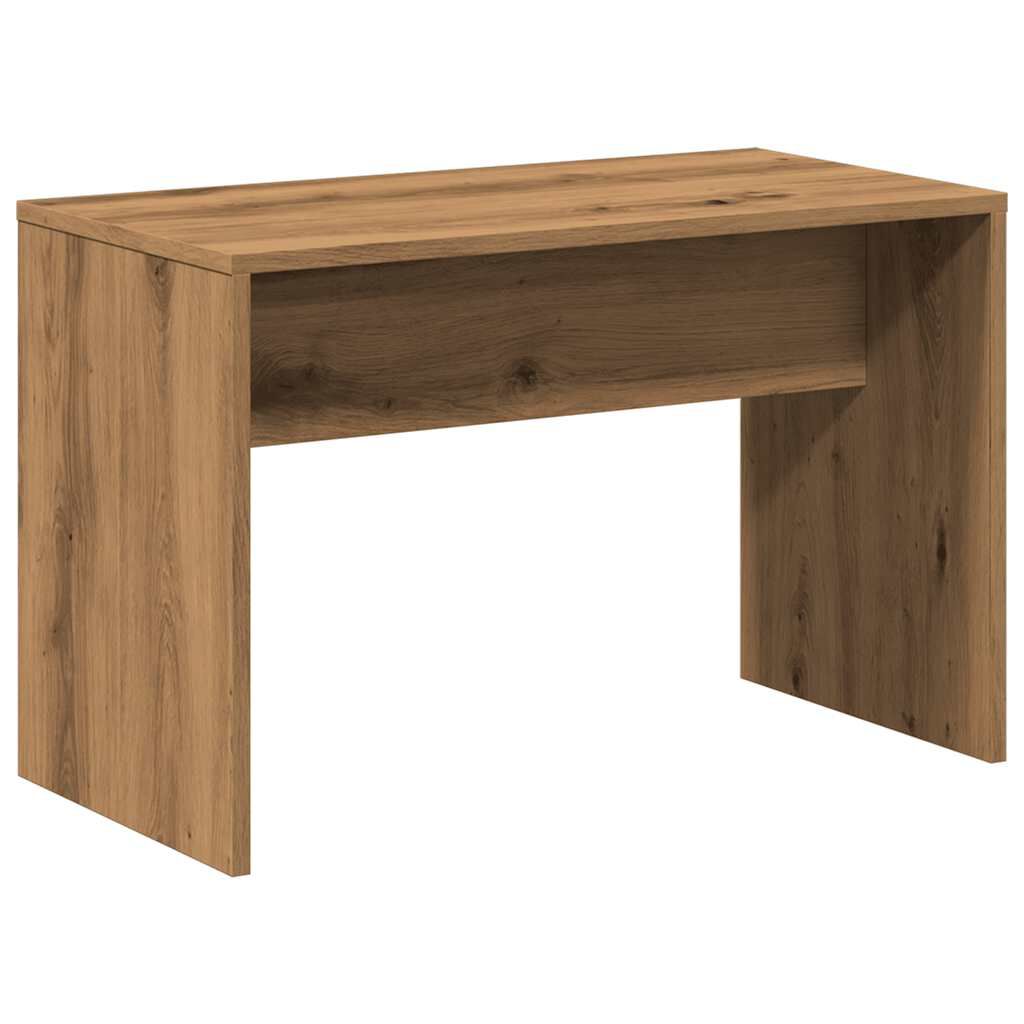 vidaXL Σκαμπό Μπουντουάρ Δρυς τεχνίτης 70 x 35 x 45 εκ. Επεξ. Ξύλο
