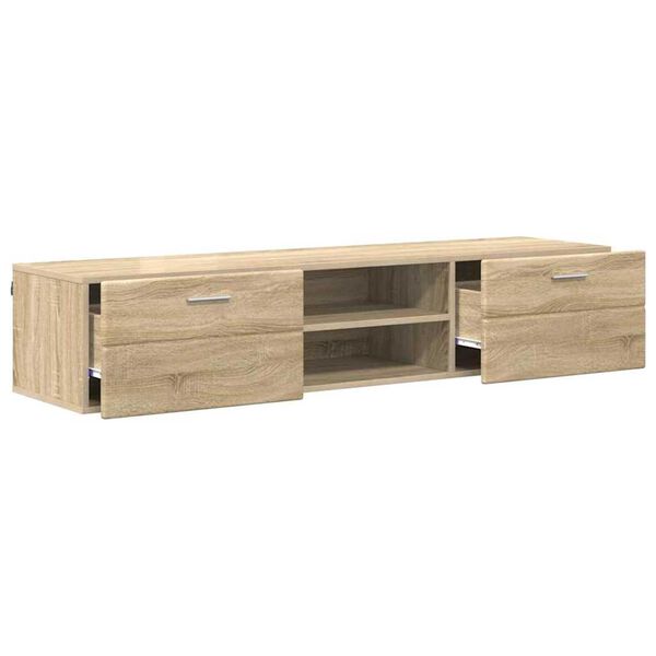 vidaXL Ντουλάπι TV Sonoma Δρυς 150 x 39 x 30 εκ Επεξεργασμένο ξύλο