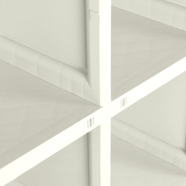 vidaXL Πλαστικό Ντουλάπι Κρεμ Ανοιχτό 79 x 43 x 125εκ. με Σχέδιο Ξύλου