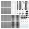 vidaXL Στύλος Περιφράξεων Άλλο 52 pcs Γκρι 3.2 x 3.2 x 210 εκ Ατσάλι