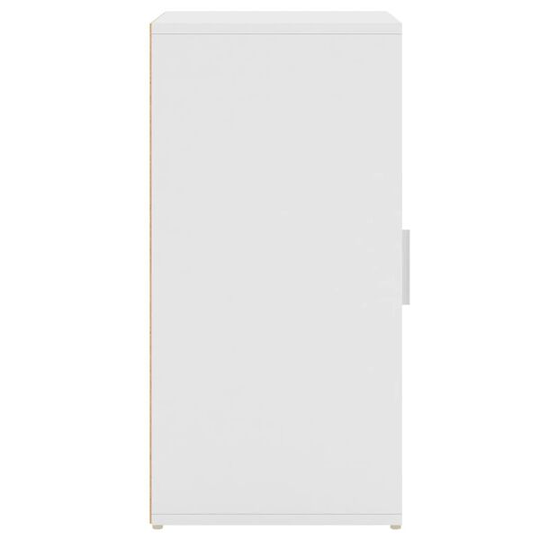 vidaXL Παπουτσοθήκη Λευκή 32 x 35 x 70 εκ. από Επεξ. Ξύλο