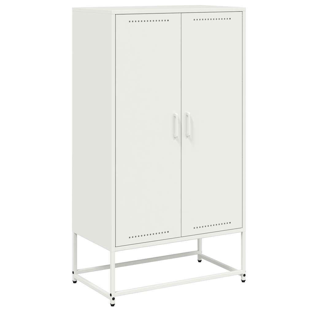 vidaXL Ντουλάπι Λευκό 68,5x38,5x123,5 εκ. από Ατσάλι