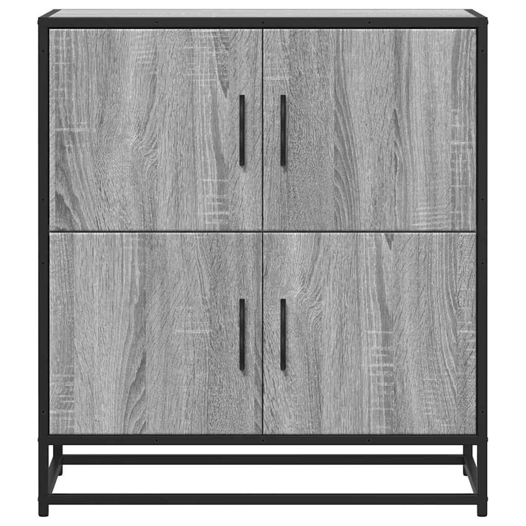 vidaXL Συρταριέρα Γκρι sonoma 68x35x76 cm Ξύλινο μηχανουργικό ξύλο