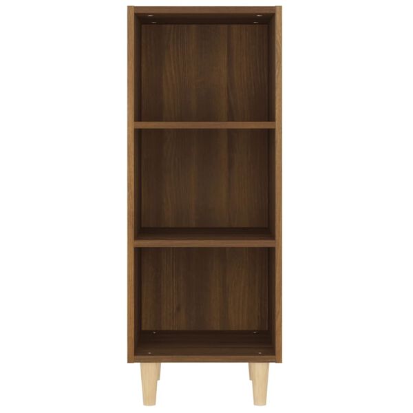 vidaXL Ντουλάπι Καφέ Δρυς 34,5 x 32,5 x 90 εκ. Επεξεργασμένο Ξύλο