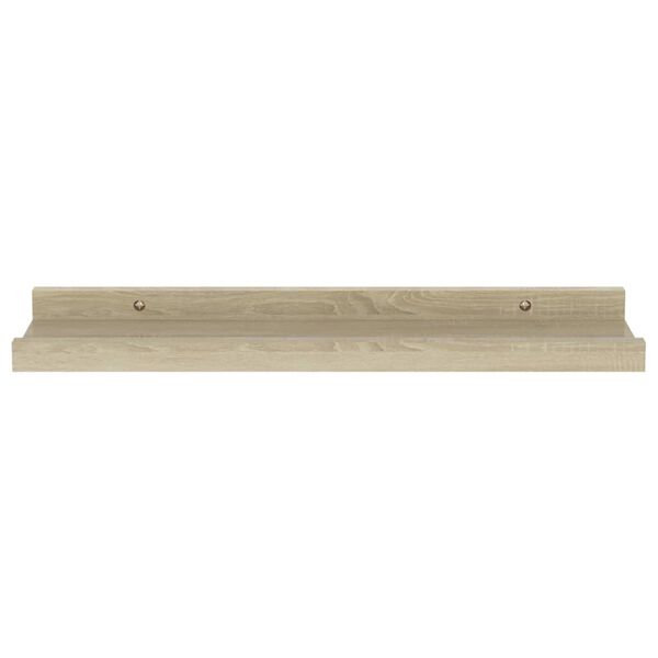vidaXL Ράφια Τοίχου 4 τεμ. Sonoma Δρυς 40 x 9 x 3 εκ.