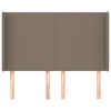 vidaXL &Kappa;&epsilon;&phi;&alpha;&lambda;ά&rho;&iota; &mu;&epsilon; &Pi;&tau;&epsilon;&rho;ύ&gamma;&iota;&alpha; Taupe 147x16x118/128 &epsilon;&kappa;. &Upsilon;&phi;&alpha;&sigma;&mu;ά&tau;&iota;&nu;&omicron;