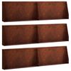 vidaXL &Tau;&omicron;ί&chi;&omicron;&sigmaf; &Sigma;&tau;ή&rho;&iota;&xi;&eta;&sigmaf; 6 &tau;&mu;&chi;. 80 x 12 x 50 &epsilon;&kappa;. &Sigma;&kappa; rusty