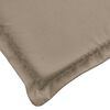 vidaXL Μαξιλάρι Ξαπλώστρας Taupe 186x58x4εκ. από Ύφασμα Oxford