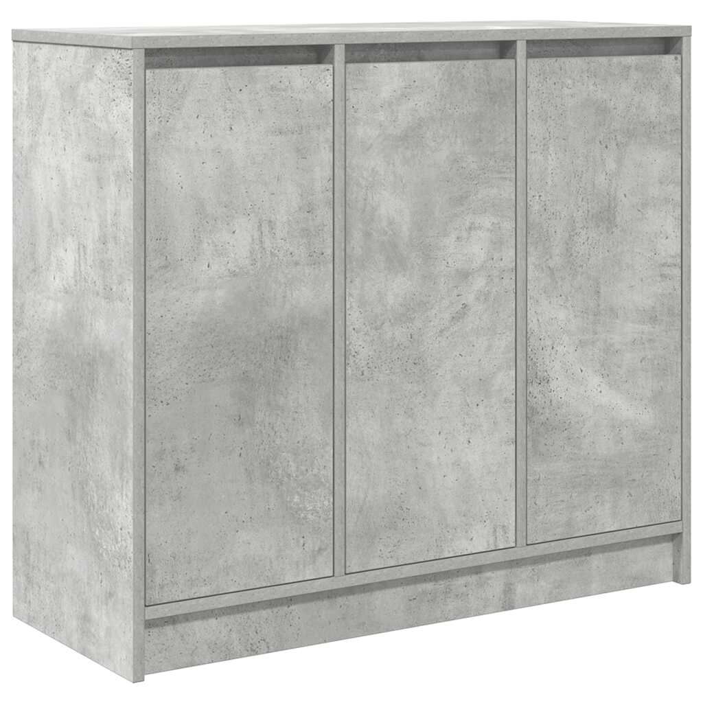 vidaXL Ντουλάπι Γκρι Σκυροδέματος 85x34x76 εκ. Επεξεργασμένο Ξύλο