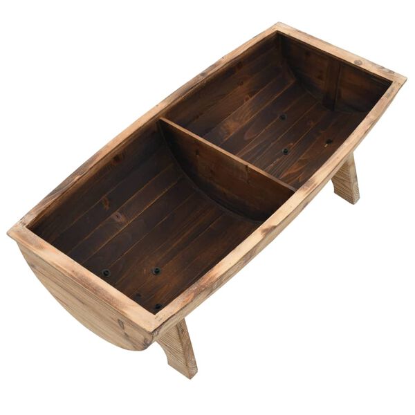 vidaXL Πάγκος Αποθήκευσης 103 x 51 x 44 εκ. από Μασίφ Ξύλο και Ύφασμα