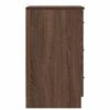 vidaXL Κομοδίνο Καφέ δρυς 38 x 38 x 66 εκ Επεξεργασμένο ξύλο
