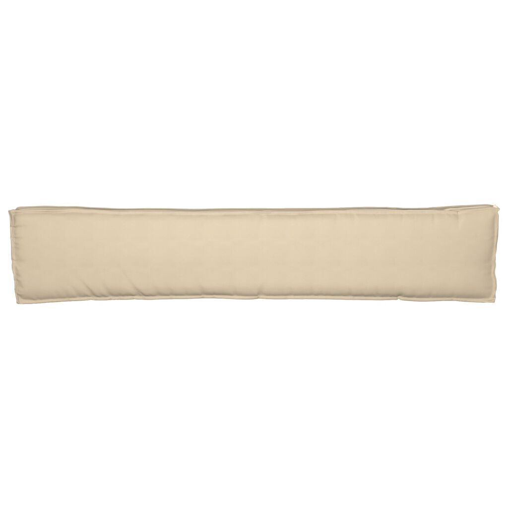 vidaXL Μαξιλάρι παλέτας για παγκάκι Μπεζ 200x40x8 cm Ύφασμα Oxford