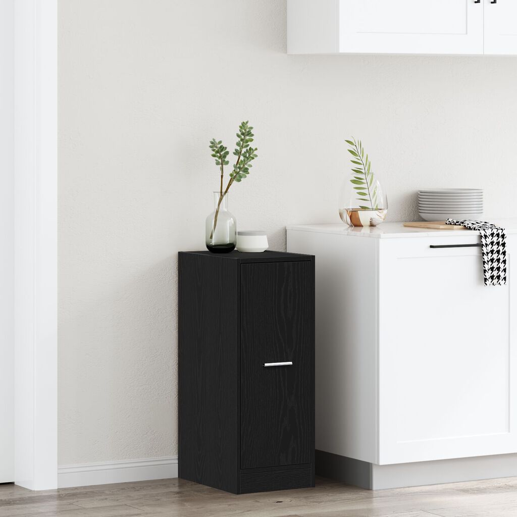 vidaXL Φαρμακοποιός Ντουλάπι Μαύρη Δρυς 40x41x77,5 εκ. Επεξεργασμένο Ξύλο