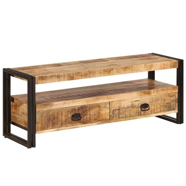 vidaXL Έπιπλο Τηλεόρασης 120 x 35 x 45 εκ. από Μασίφ Ξύλο Μάνγκο