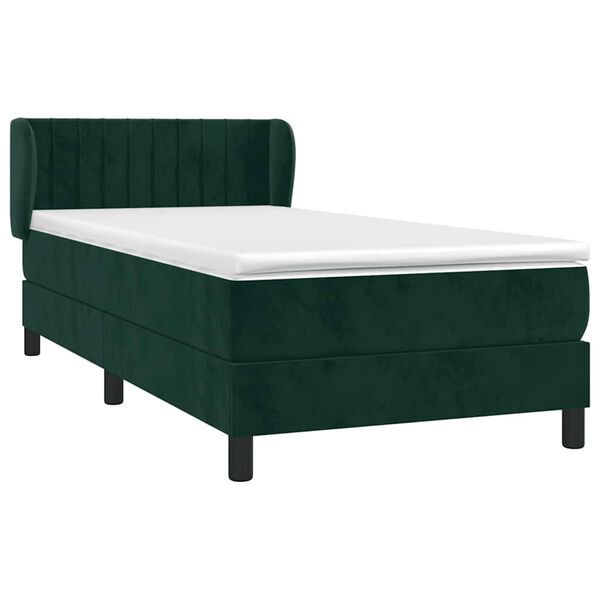 vidaXL &Kappa;&rho;&epsilon;&beta;ά&tau;&iota; Boxspring &mu;&epsilon; &Sigma;&tau;&rho;ώ&mu;&alpha; &Sigma;&kappa;&omicron;ύ&rho;&omicron; &Pi;&rho;ά&sigma;&iota;&nu;&omicron; 80x200 &epsilon;&kappa;. &Beta;&epsilon;&lambda;&omicron;ύ&delta;&iota;&nu;&omicron;