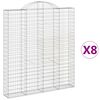vidaXL &Sigma;&upsilon;&rho;&mu;&alpha;&tau;&omicron;&kappa;&iota;&beta;ώ&tau;&iota;&alpha; &Tau;&omicron;&xi;&omega;&tau;ά 8 &tau;&epsilon;&mu;. 200x30x220/240 &epsilon;&kappa;. &Gamma;&alpha;&lambda;&beta;&alpha;&nu;. &Alpha;&tau;&sigma;ά&lambda;&iota;