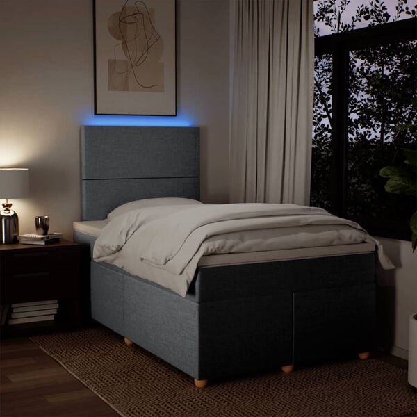 vidaXL &Kappa;&rho;&epsilon;&beta;ά&tau;&iota; Boxspring &mu;&epsilon; &Sigma;&tau;&rho;ώ&mu;&alpha; &Alpha;&nu;&omicron;&iota;&chi;&tau;ό &Gamma;&kappa;&rho;&iota; 120x200 &epsilon;&kappa;. &Upsilon;&phi;&alpha;&sigma;&mu;ά&tau;&iota;&nu;&omicron;