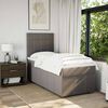 vidaXL &Kappa;&rho;&epsilon;&beta;ά&tau;&iota; Boxspring &mu;&epsilon; &Sigma;&tau;&rho;ώ&mu;&alpha; Taupe 90x190 &epsilon;&kappa;.&Upsilon;&phi;&alpha;&sigma;&mu;ά&tau;&iota;&nu;&omicron;