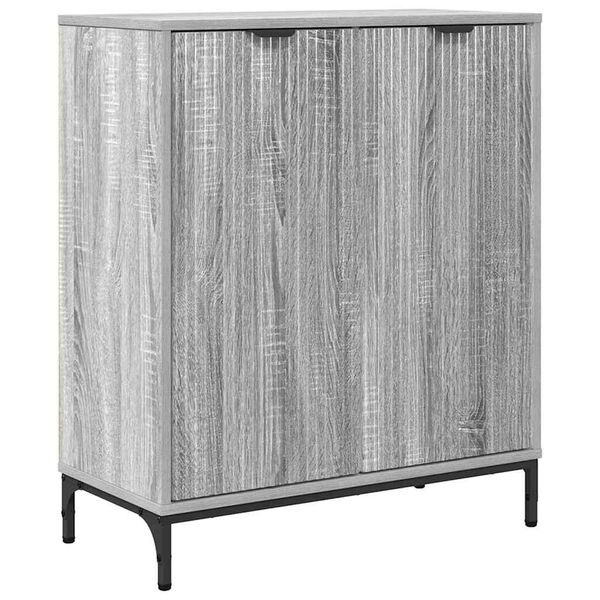 vidaXL Πλαϊνό γραφείο Γκρι sonoma 69.5 x 33 x 82 εκ.
