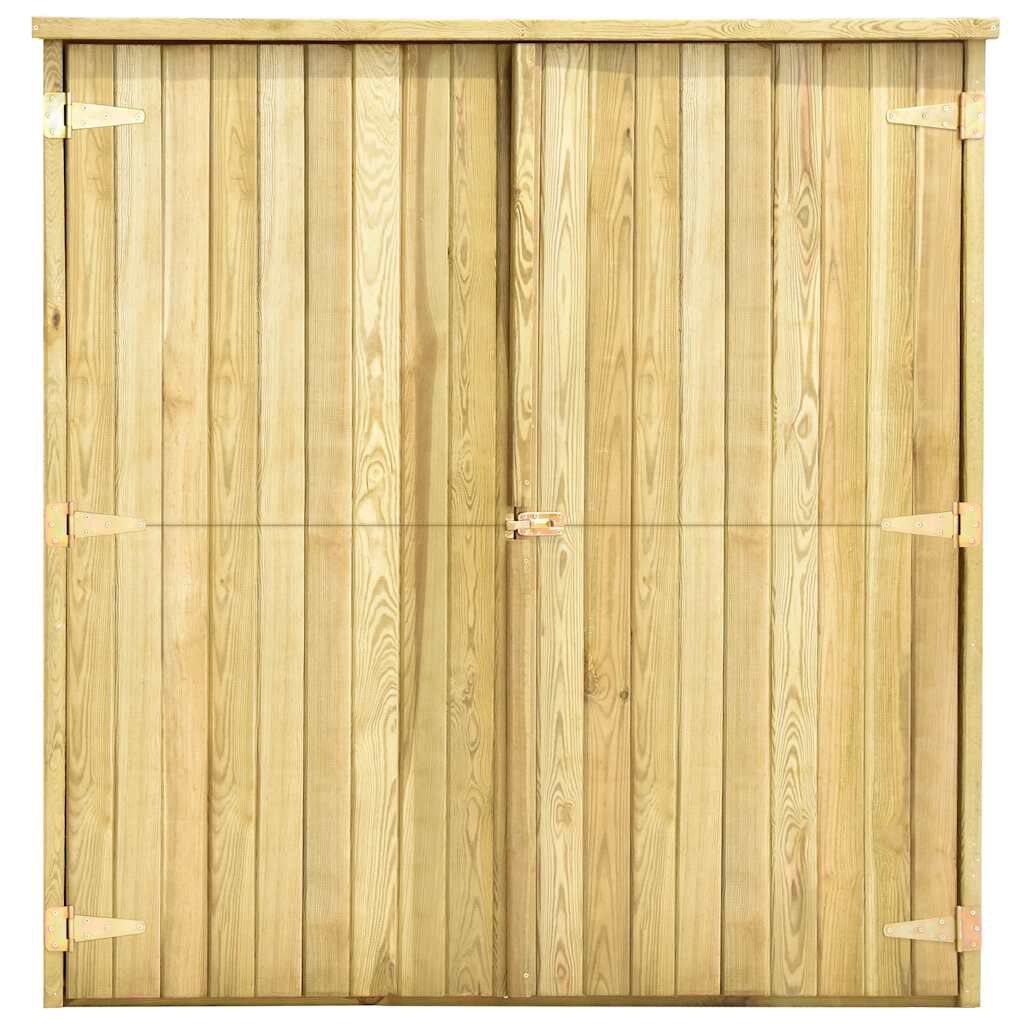 vidaXL Αποθήκη Εργαλείων Κήπου 163x50x171 εκ. Εμποτισμένο Ξύλο Πεύκου