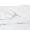 vidaXL Σετ Κουβέρτας με μαξιλάρι 3 pcs Λευκό 240 x 220 cm Μικροΐνες