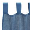 vidaXL Κουρτίνες Voile με βρόχους 2 τεμάχια Μπλε Ρουά 140x245 εκ.