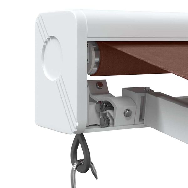 vidaXL Τέντα Πτυσσόμενη Χειροκίνητη Καφέ 300x250 εκ.
