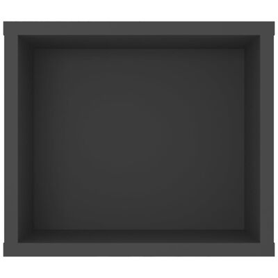 vidaXL Έπιπλο Τηλεόρασης Κρεμαστό Γκρι 100x30x26,5 εκ. από Μοριοσανίδα