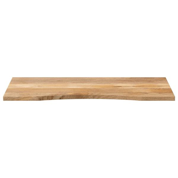 vidaXL Επιφάνεια Γραφείου Καμπύλη 120x50x2,5 εκ Μασίφ Ακατ. Μάνγκο